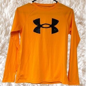 Under Armour Kids' Bright Orange Long Sleeve Tee